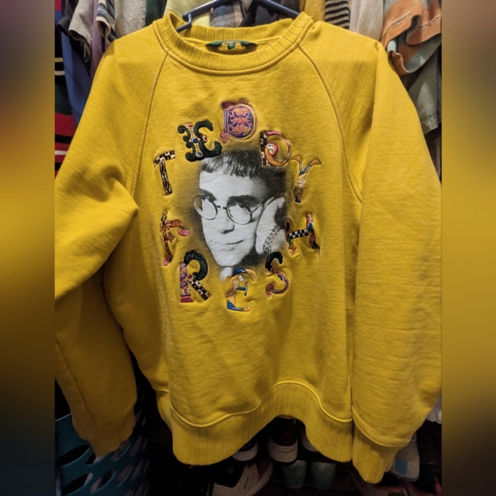 Teddy Fresh Yellow Graphic Sweatshirt